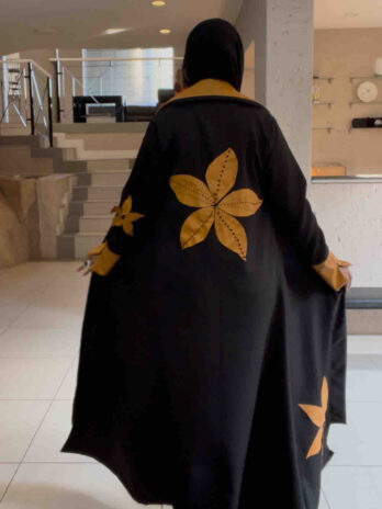 Leather Detailed Coat