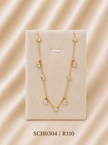 Crystal Dewdrop Necklace