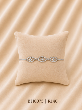 Infinity Oval Bracelet