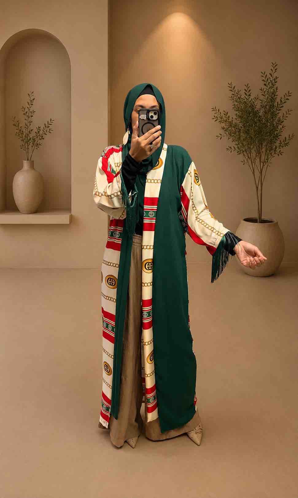 Emerald Regal Kaftan - Image 4