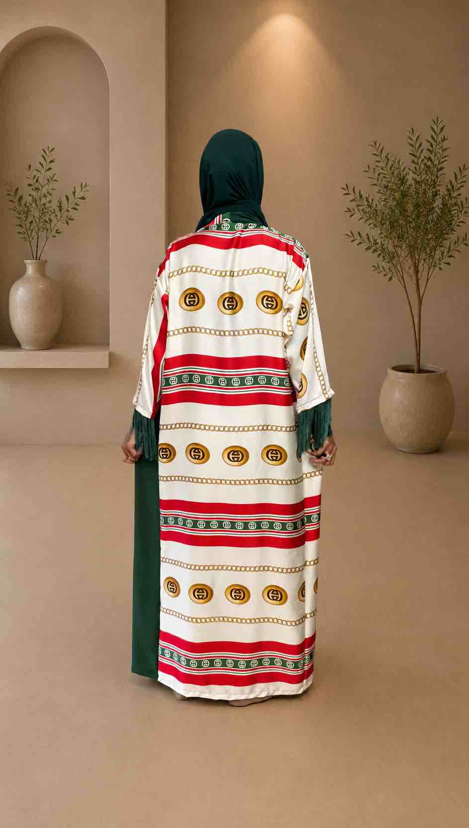 Emerald Regal Kaftan - Image 2