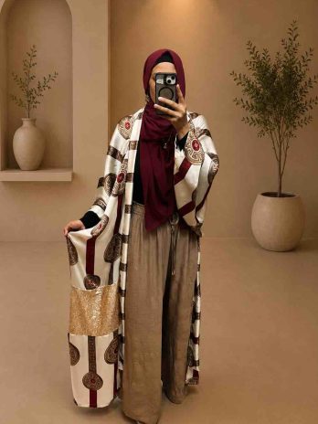Bordeaux Luxe Kaftan