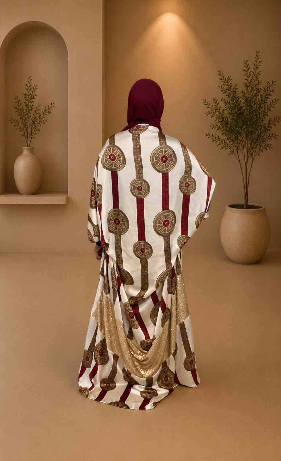 Bordeaux Luxe Kaftan - Image 2