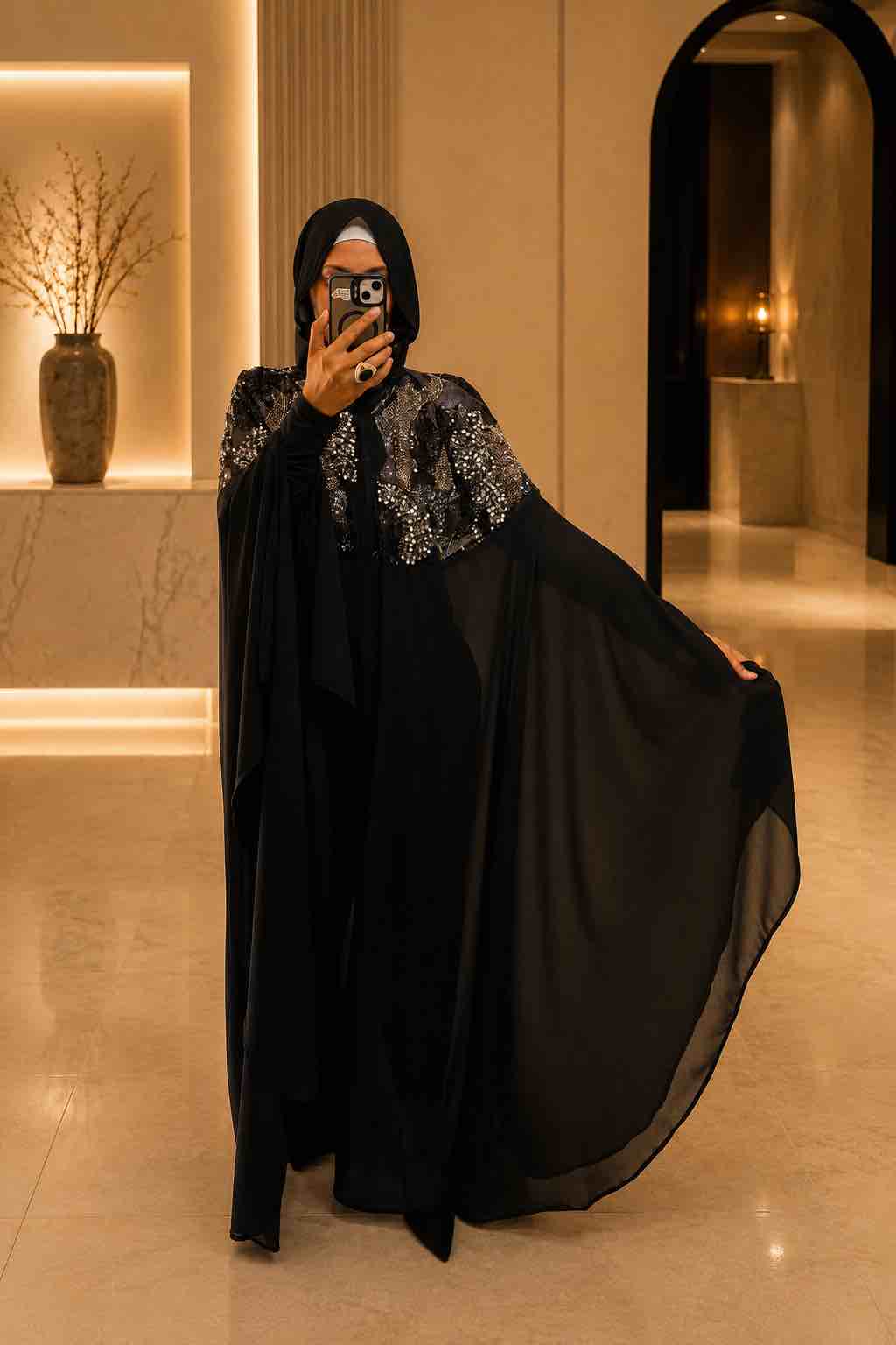 Beaded Butterfly Cape - Image 6