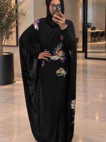 Obsidian Bloom Kaftan